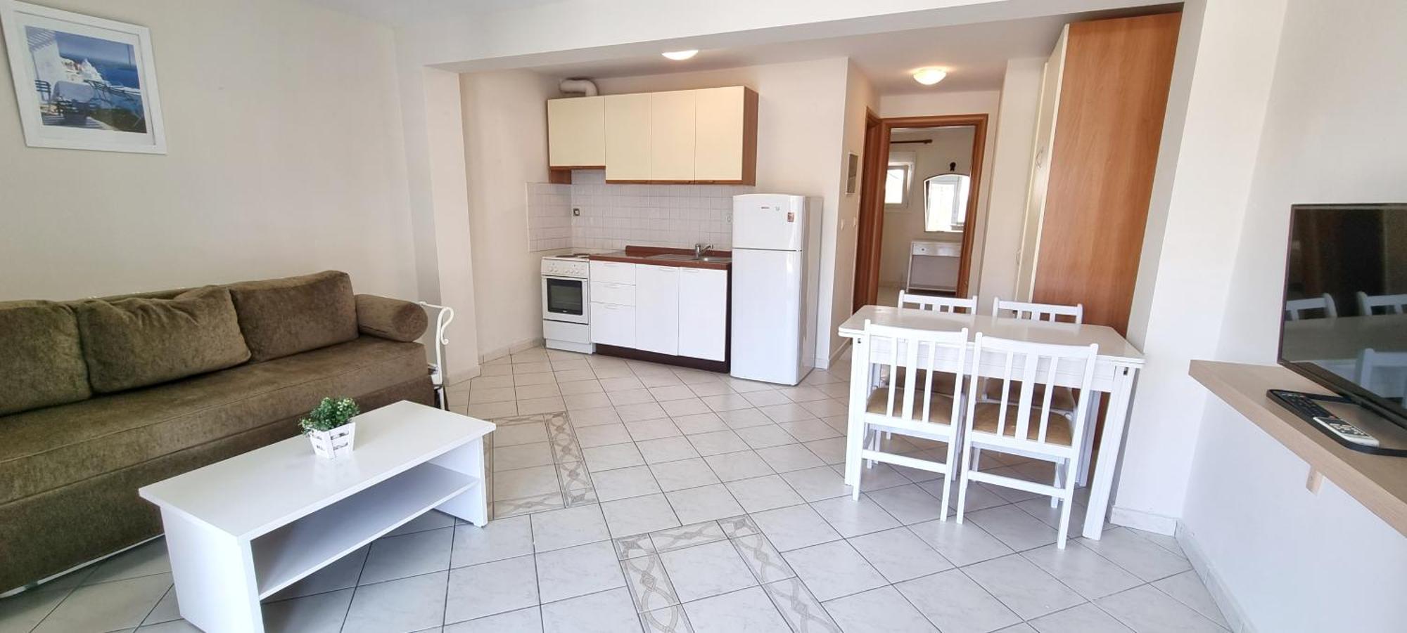 Bungalow White Apartments 波利克罗诺 客房 照片